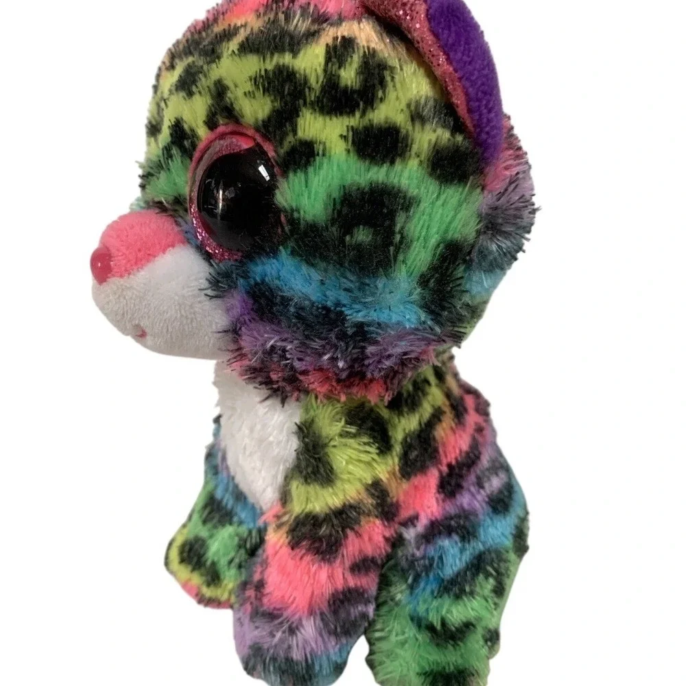 TY Beanie Boos - DOTTY the Rainbow Leopard 6